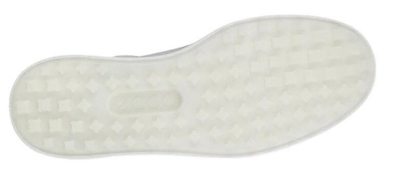 Ecco Street 720 zapatos de golf para hombre, blanco/negro/grava