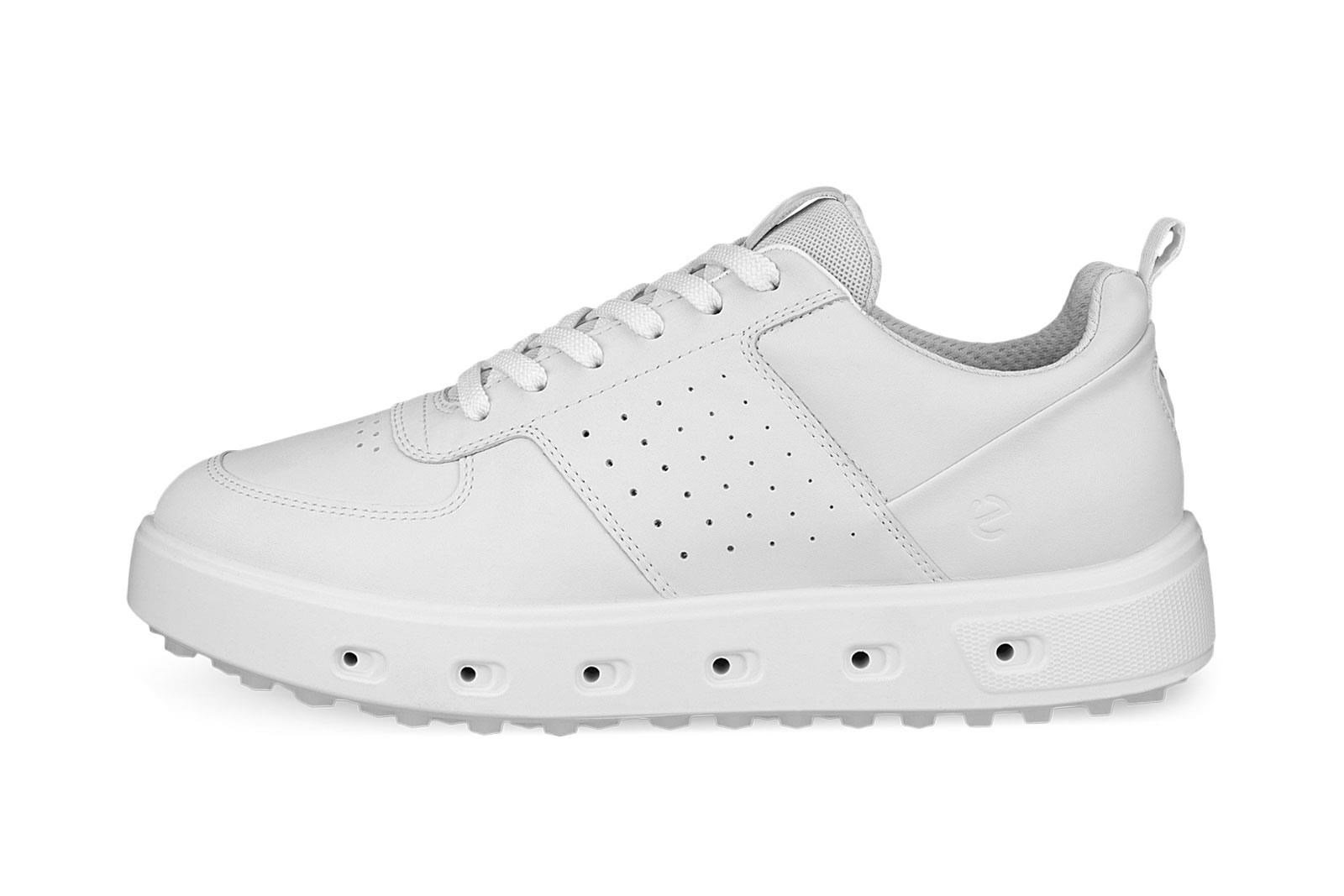 Ecco Street 720 zapatos de golf para mujer, blanco