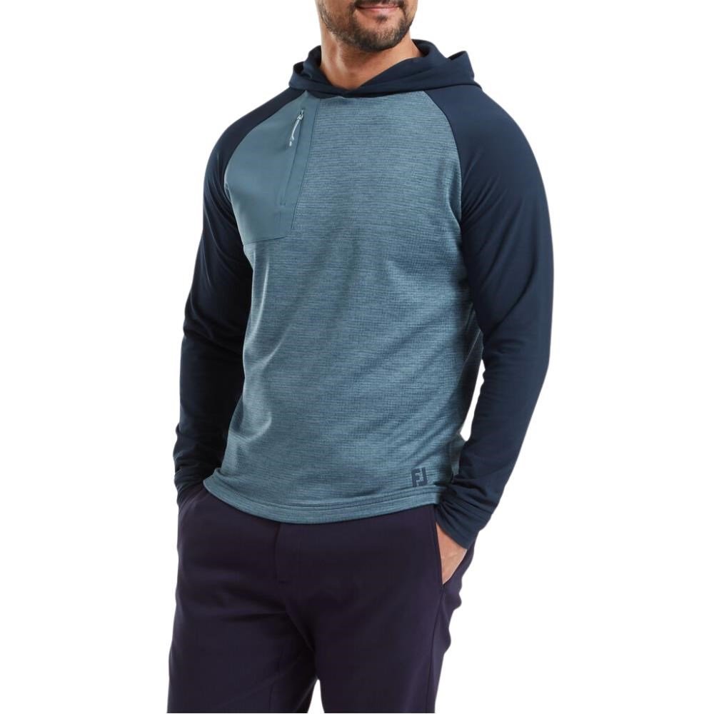 FootJoy ThermoSeries sudadera con capucha de hombre, navy/slate