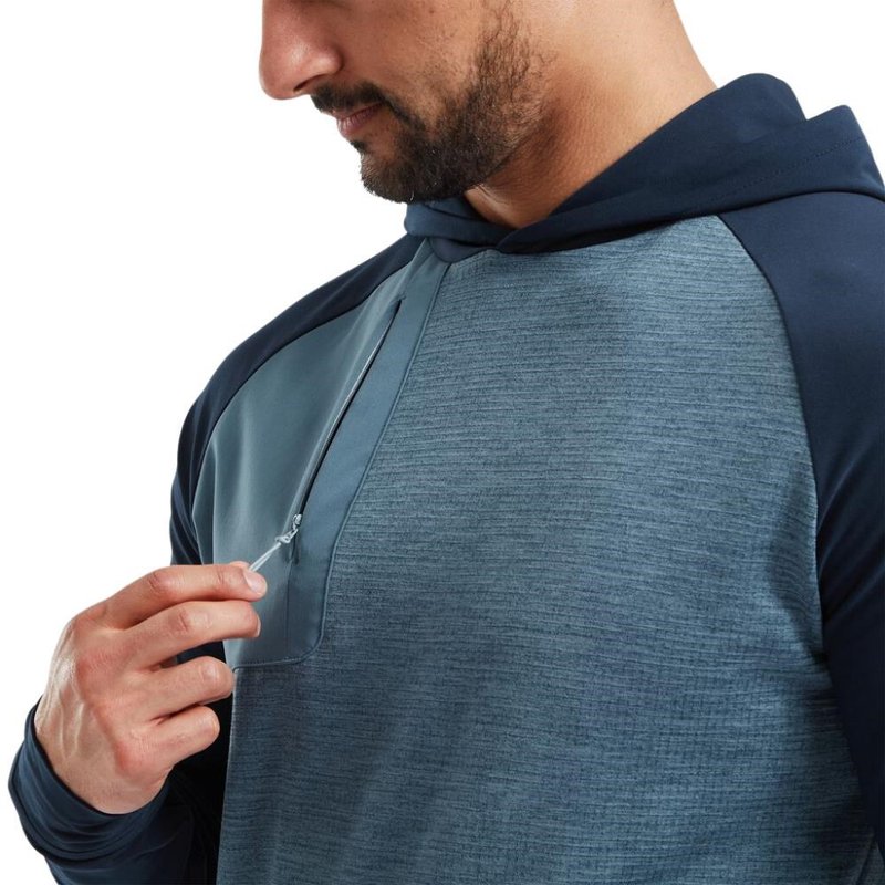 FootJoy ThermoSeries sudadera con capucha de hombre, navy/slate