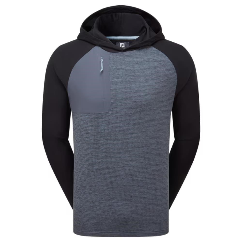 FootJoy ThermoSeries sudadera con capucha para hombre, carbón/negro