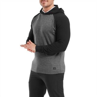 FootJoy ThermoSeries sudadera con capucha para hombre, carbón/negro