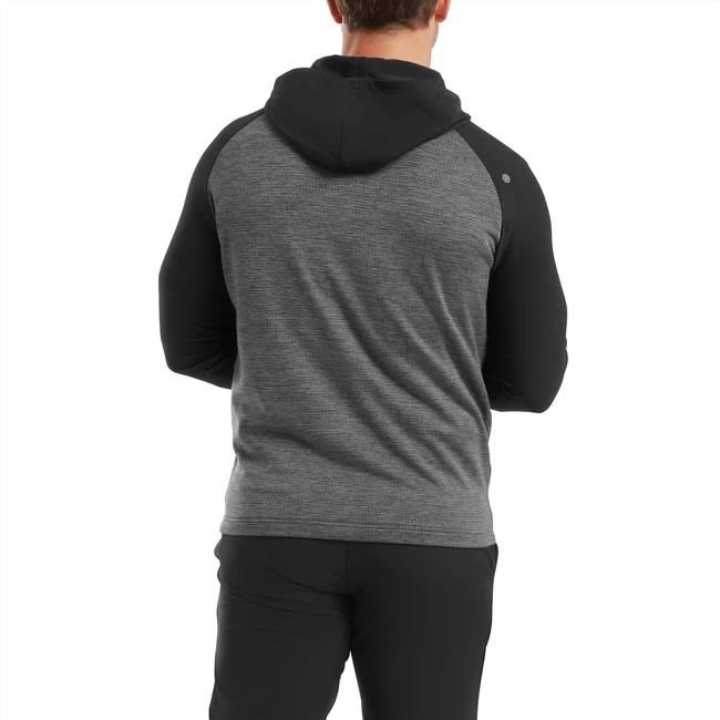 FootJoy ThermoSeries sudadera con capucha para hombre, carbón/negro
