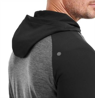 FootJoy ThermoSeries sudadera con capucha para hombre, carbón/negro