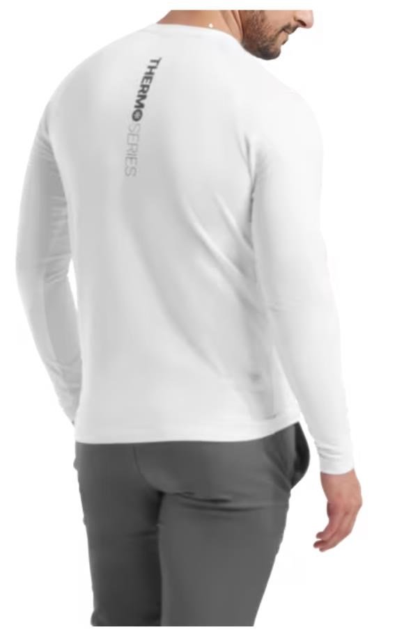 FootJoy ThermoSeries Fleece Baselayer top de hombre, blanco