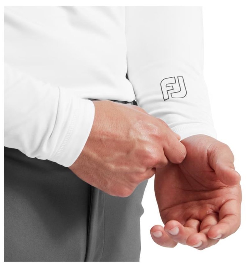FootJoy ThermoSeries Fleece Baselayer top de hombre, blanco