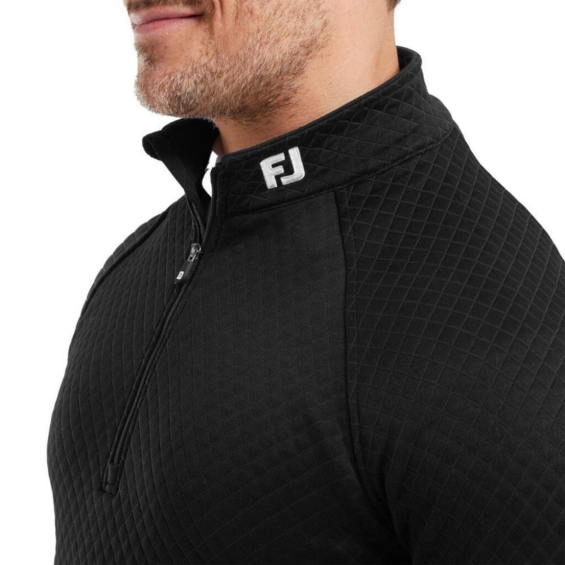 FootJoy Jacquard Thermal Chill-Out sudadera de hombre, negro