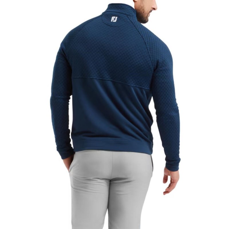 FootJoy Jacquard Thermal Chill-Out sudadera de hombre, navy