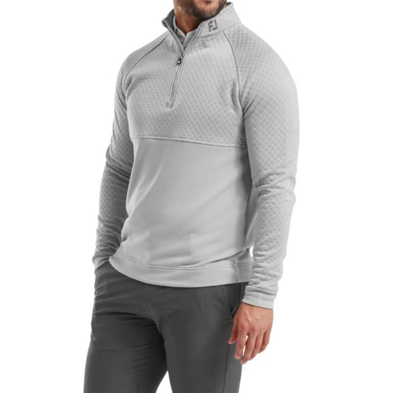FootJoy Jacquard Thermal Chill-Out sudadera de hombre, gris