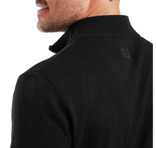 FootJoy Drirelease Full-Zip Lined suéter de hombre, negro