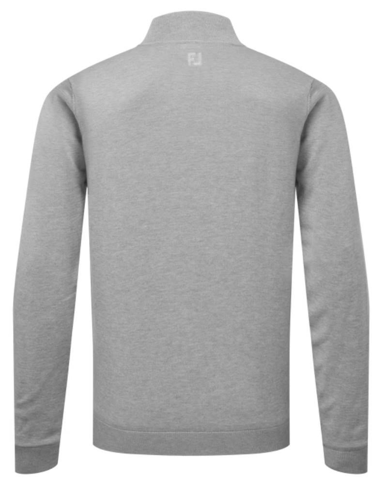 FootJoy Drirelease Full-Zip Lined suéter de hombre, gris