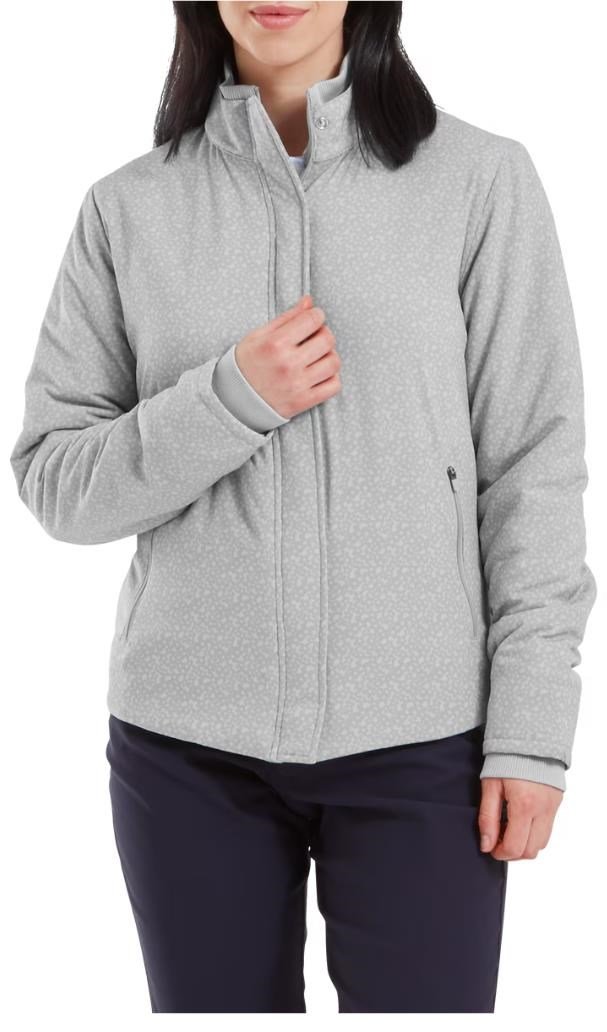 FootJoy ThermoSeries chaqueta de mujer, gris floral tonal