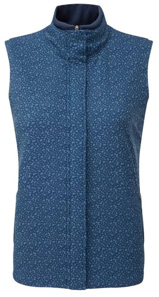 FootJoy ThermoSeries chaleco de mujer, floral tonal navy