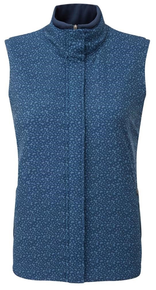 FootJoy ThermoSeries chaleco de mujer, floral tonal navy