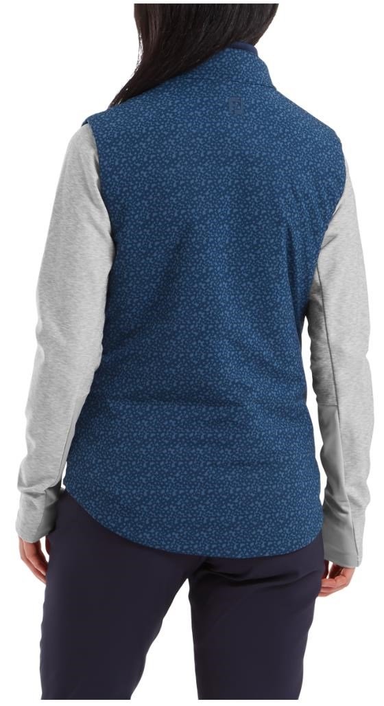 FootJoy ThermoSeries chaleco de mujer, floral tonal navy