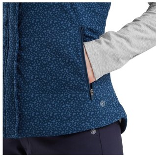FootJoy ThermoSeries chaleco de mujer, floral tonal navy