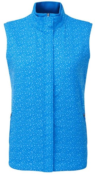 FootJoy ThermoSeries chaleco de mujer floral tonal azul