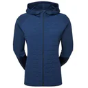 FootJoy ThermoSeries Hybrid sudadera con capucha de mujer, floral tonal navy