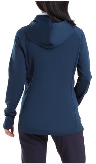 FootJoy ThermoSeries Hybrid sudadera con capucha de mujer, floral tonal navy