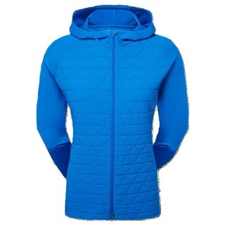 FootJoy ThermoSeries Hybrid sudadera con capucha de mujer, floral tonal blue