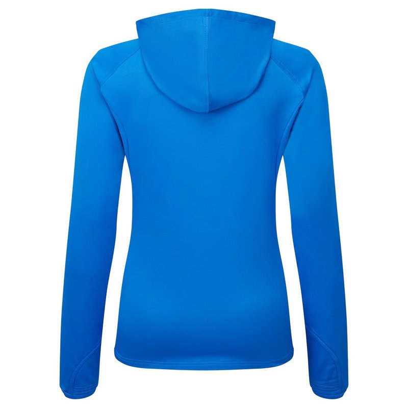 FootJoy ThermoSeries Hybrid sudadera con capucha de mujer, floral tonal blue