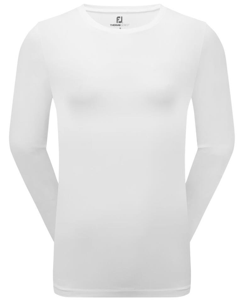 FootJoy ThermoSeries Fleece Baselayer camiseta térmica de mujer, blanca