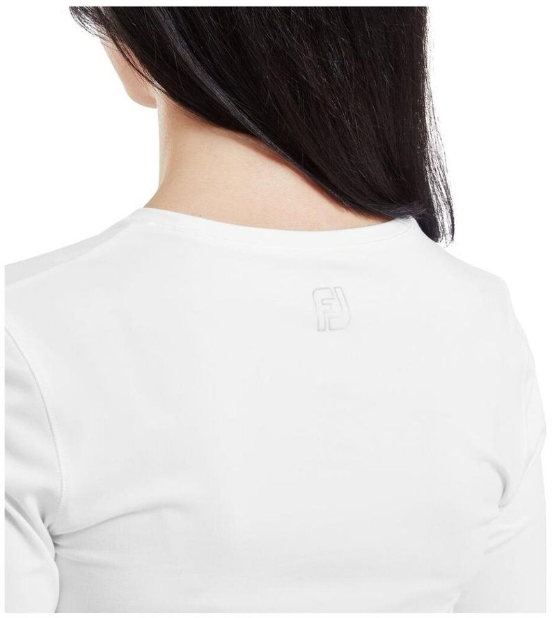 FootJoy ThermoSeries Fleece Baselayer camiseta térmica de mujer, blanca