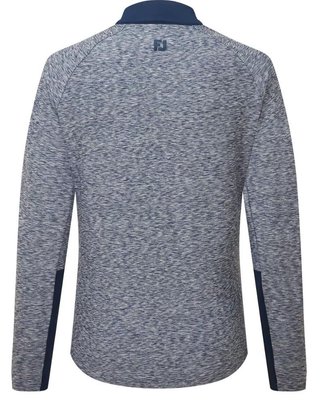FootJoy Full-Zip Space Dye Thermal Midlayer sudadera de mujer, navy