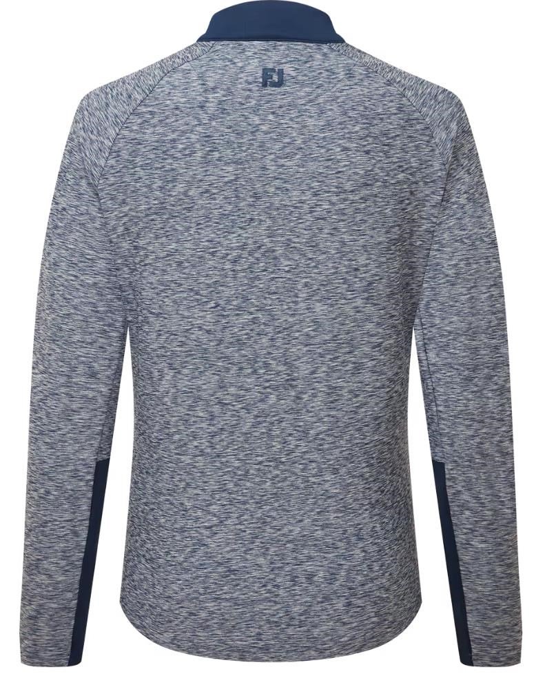 FootJoy Full-Zip Space Dye Thermal Midlayer sudadera de mujer, navy