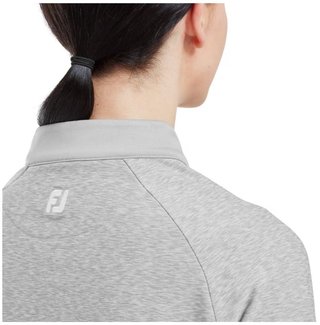 FootJoy Full-Zip Space Dye Thermal Midlayer sudadera de mujer, gris