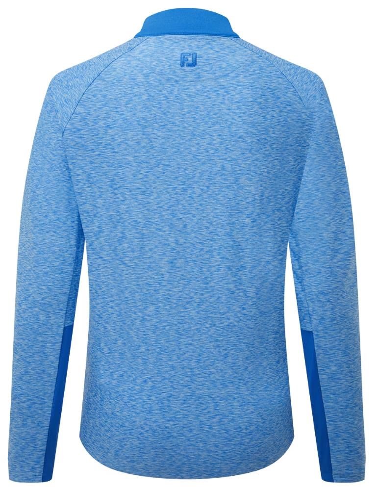 FootJoy Full-Zip Space Dye Thermal Midlayer sudadera de mujer, azul/aqua