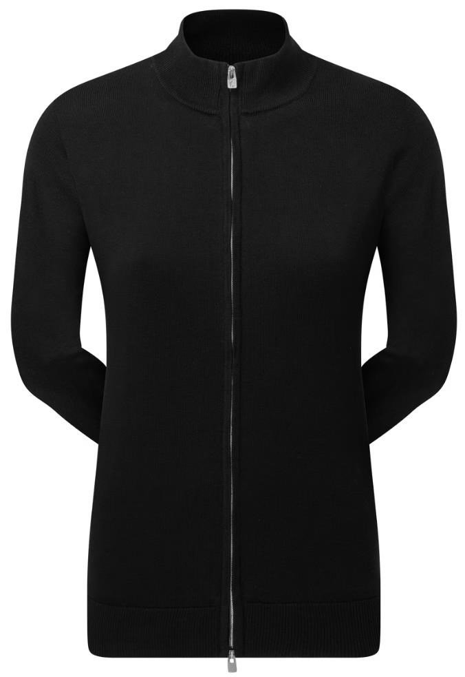 FootJoy Drirelease Full-Zip Lined sudadera de mujer, negra