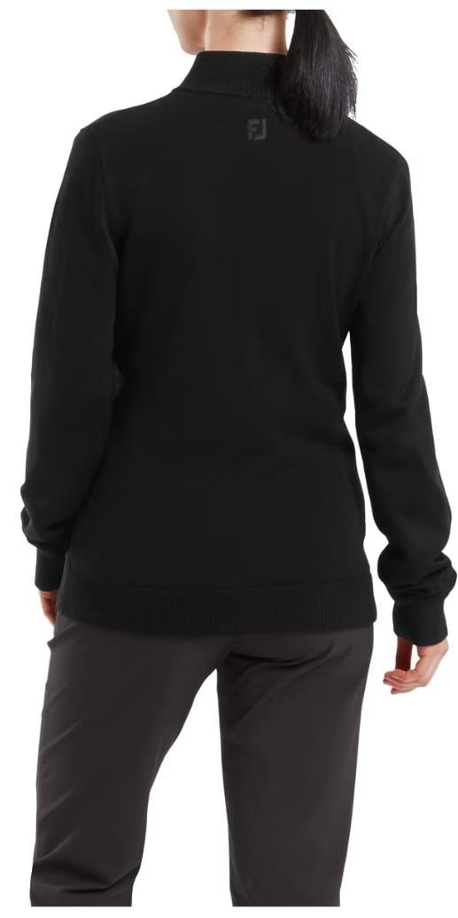 FootJoy Drirelease Full-Zip Lined sudadera de mujer, negra
