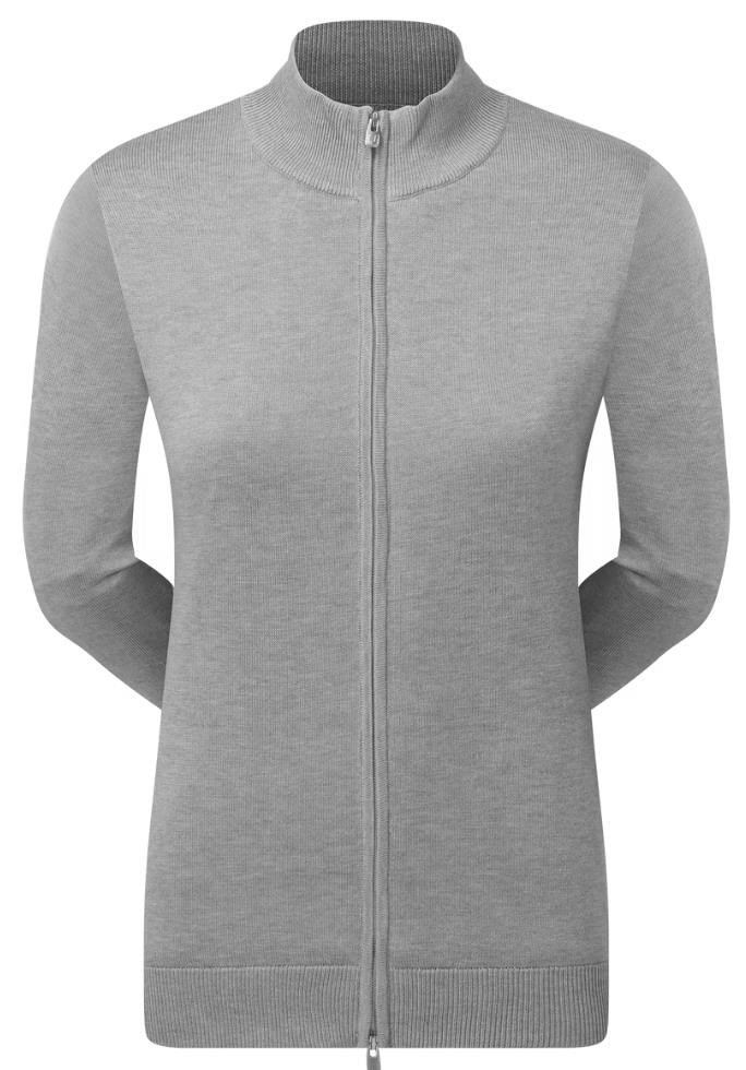 FootJoy Drirelease Full-Zip Lined sudadera de mujer, gris