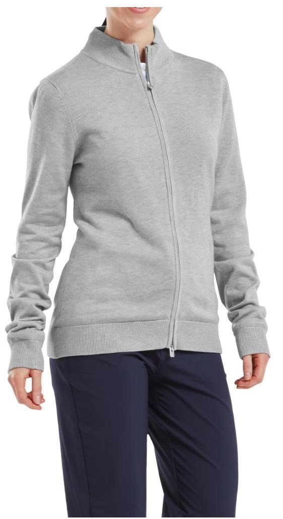 FootJoy Drirelease Full-Zip Lined sudadera de mujer, gris