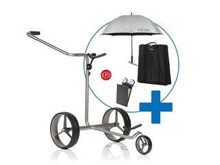 JuCad drive SL Master Titan SET carrito eléctrico, titanium