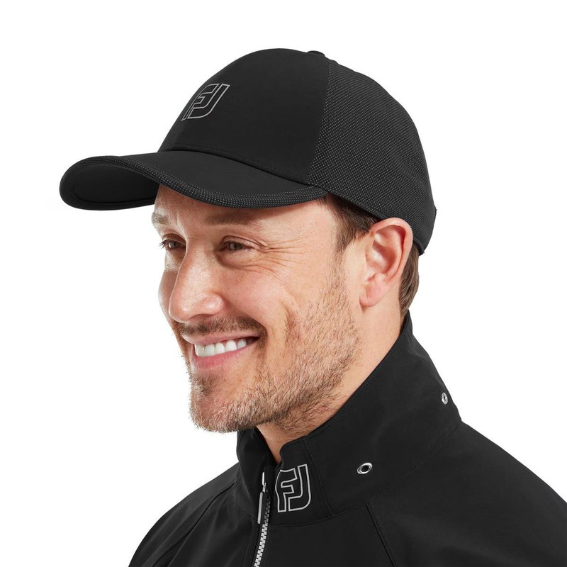 FootJoy HydroSeries Rain gorra, negra