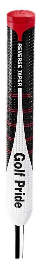 Golf Pride Reverse Taper Putter Grip Flat Large, tapa roja