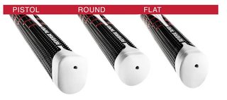 Golf Pride Reverse Taper Putter Grip Flat Large, tapa roja