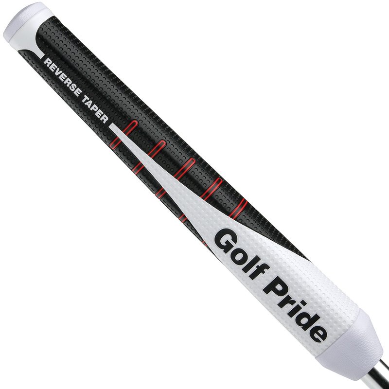 Golf Pride Reverse Taper Putter Grip Flat Large, tapa roja
