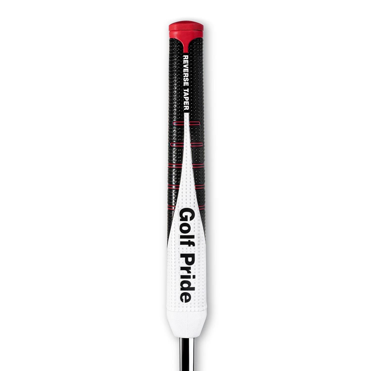 Golf Pride Reverse Taper putter grip, Round Large, tapa roja