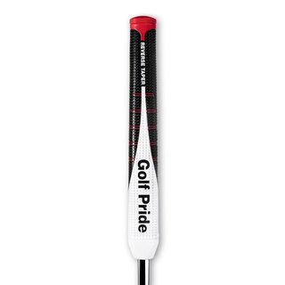 Golf Pride Reverse Taper putter grip, Round Large, tapa roja