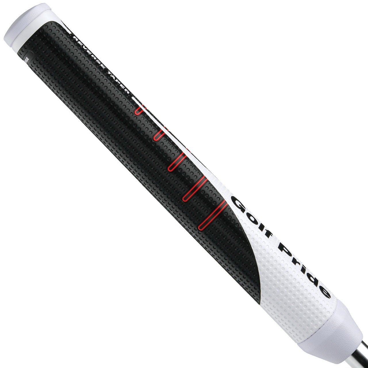 Golf Pride Reverse Taper putter grip, Round Large, tapa roja