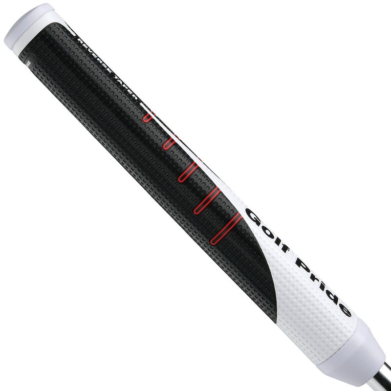 Golf Pride Reverse Taper putter grip, Round Large, tapa roja