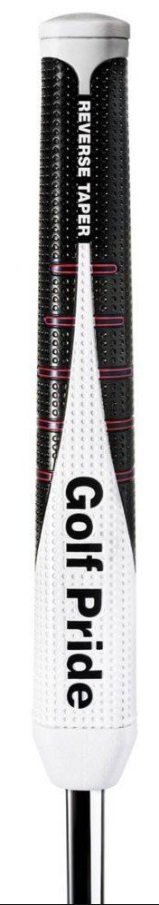 Golf Pride Reverse Taper putter grip, Round Large, tapa roja