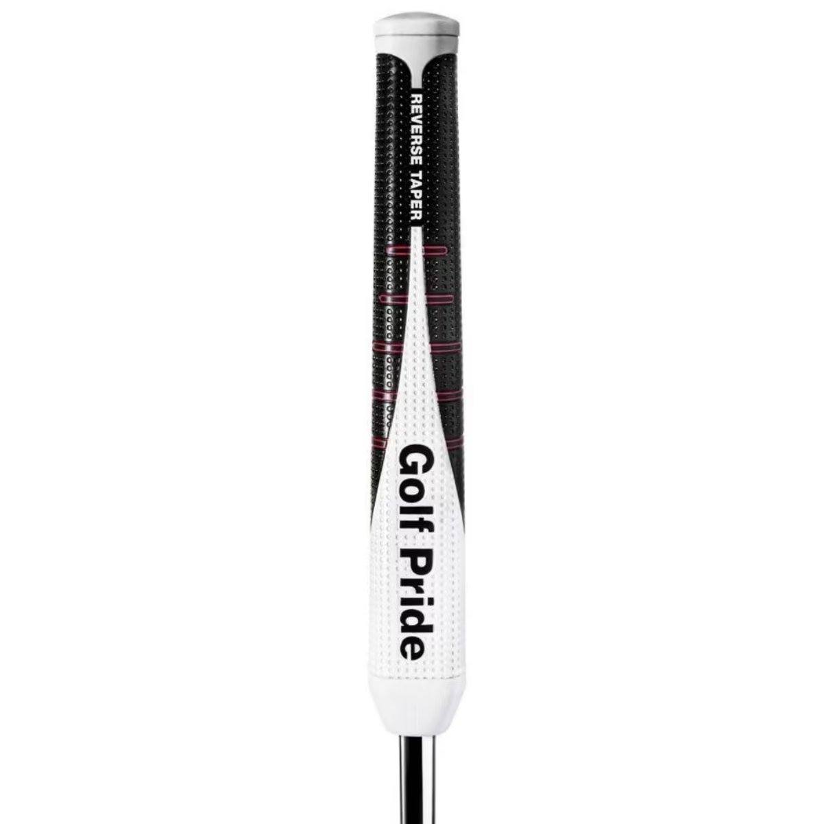 Golf Pride Reverse Taper putter grip, Round Large, tapa roja