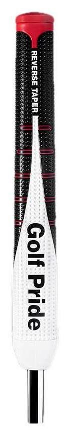 Golf Pride Reverse Taper Flat Medium grip para putter, cap rojo