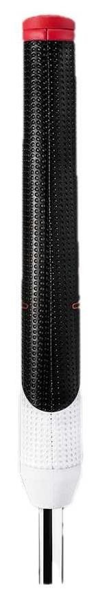 Golf Pride Reverse Taper Flat Medium grip para putter, cap rojo
