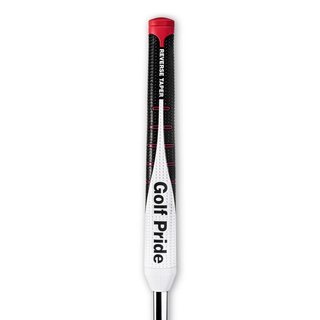 Golf Pride Reverse Taper Pistol Medium grip para putter, cap rojo