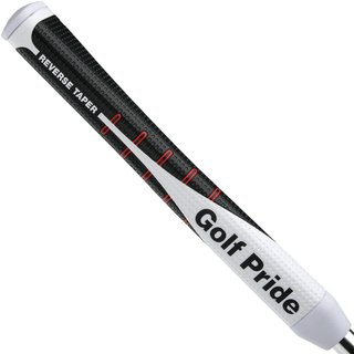 Golf Pride Reverse Taper Pistol Medium grip para putter, cap rojo